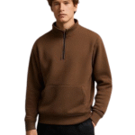 سويت شيرت رجالي بني بسوستة نضفية