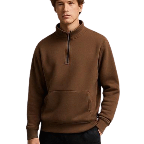 سويت شيرت رجالي بني بسوستة نضفية