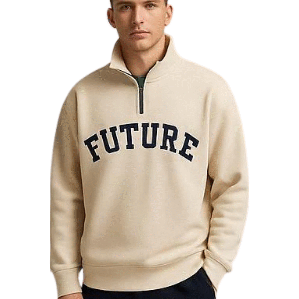 سويت شيرت رجالي بيج بسوستة نضفية FUTURE