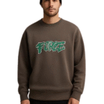 سويت شيرت رجالي FORCE بني غامق